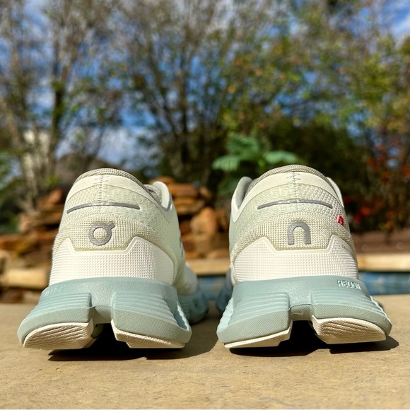 On Cloud X Running Shoes Color Aloe Green / Surf Blue - Size 6.5 Women’s - Picture 7 of 9